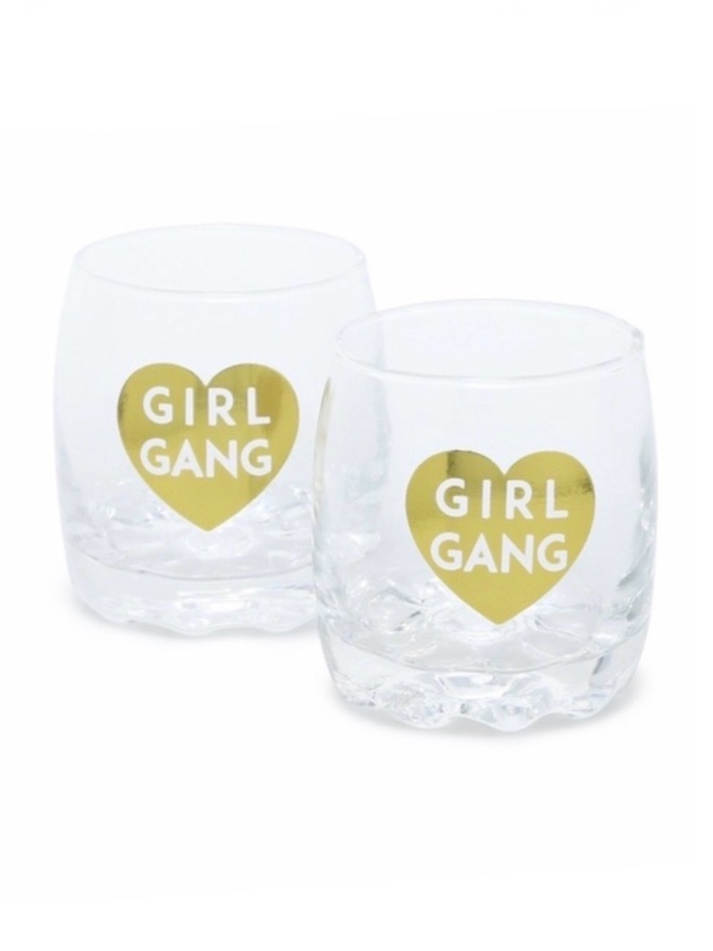 Shot Glass Set Of 4  “Girl Gang” Drinkware Bar